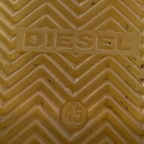 Diesel Sandman Chukka Boots Mens Size 45, US Size 11.5 Baby Blue Suede Lace Up - Picture 10 of 11